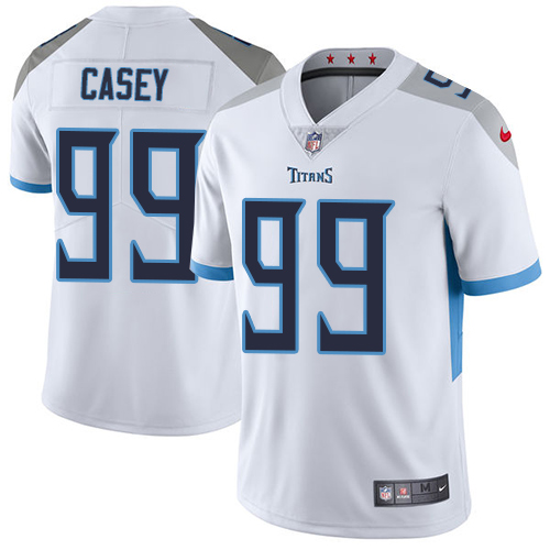 Nike Titans #99 Jurrell Casey White Men's Stitched NFL Vapor Untouchable Limited Jersey - Click Image to Close